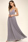 Maxi Sun Dresses Chiffon Solid O Neck Pleated Floor Length Long Backless Womens Sexy Party Night Club Dress Vestidos De Fiesta