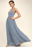 Maxi Sun Dresses Chiffon Solid O Neck Pleated Floor Length Long Backless Womens Sexy Party Night Club Dress Vestidos De Fiesta