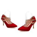 Big size 33-47 Style ladies sexy shoes woman women zapatos de mujer high heels wedding shoes sapato chaussure femme  pumps 6685