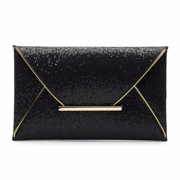 Envelope clutch Lady Sparkling Dazzling Bag Purse Evening Party Handbag Day Clutches Shining Clutch Large Capacity Wallet