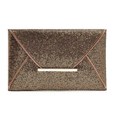 Envelope clutch Lady Sparkling Dazzling Bag Purse Evening Party Handbag Day Clutches Shining Clutch Large Capacity Wallet