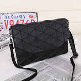 2018 New Matte Designer Women Evening Bags Shoulder Bag Girls Flap Handbag Fashion Geometric Plaid Casual Clutch Messenger Bags