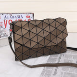2018 New Matte Designer Women Evening Bags Shoulder Bag Girls Flap Handbag Fashion Geometric Plaid Casual Clutch Messenger Bags