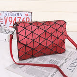 2018 New Matte Designer Women Evening Bags Shoulder Bag Girls Flap Handbag Fashion Geometric Plaid Casual Clutch Messenger Bags
