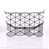 2018 New Matte Designer Women Evening Bags Shoulder Bag Girls Flap Handbag Fashion Geometric Plaid Casual Clutch Messenger Bags