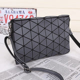 2018 New Matte Designer Women Evening Bags Shoulder Bag Girls Flap Handbag Fashion Geometric Plaid Casual Clutch Messenger Bags