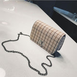 Women's Fashion Plaid Messenger Bag Women Handbag Shoulder Bags Crossbody Bag for Girls Evening Clutches bolsas feminina